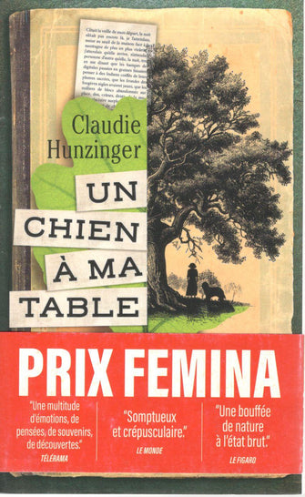 un chien a ma table - claudie hunzinger